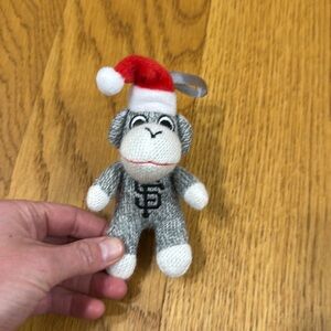 Genuine Merchandise San Francisco Giants baseball sock Monkey Christmas Ornament